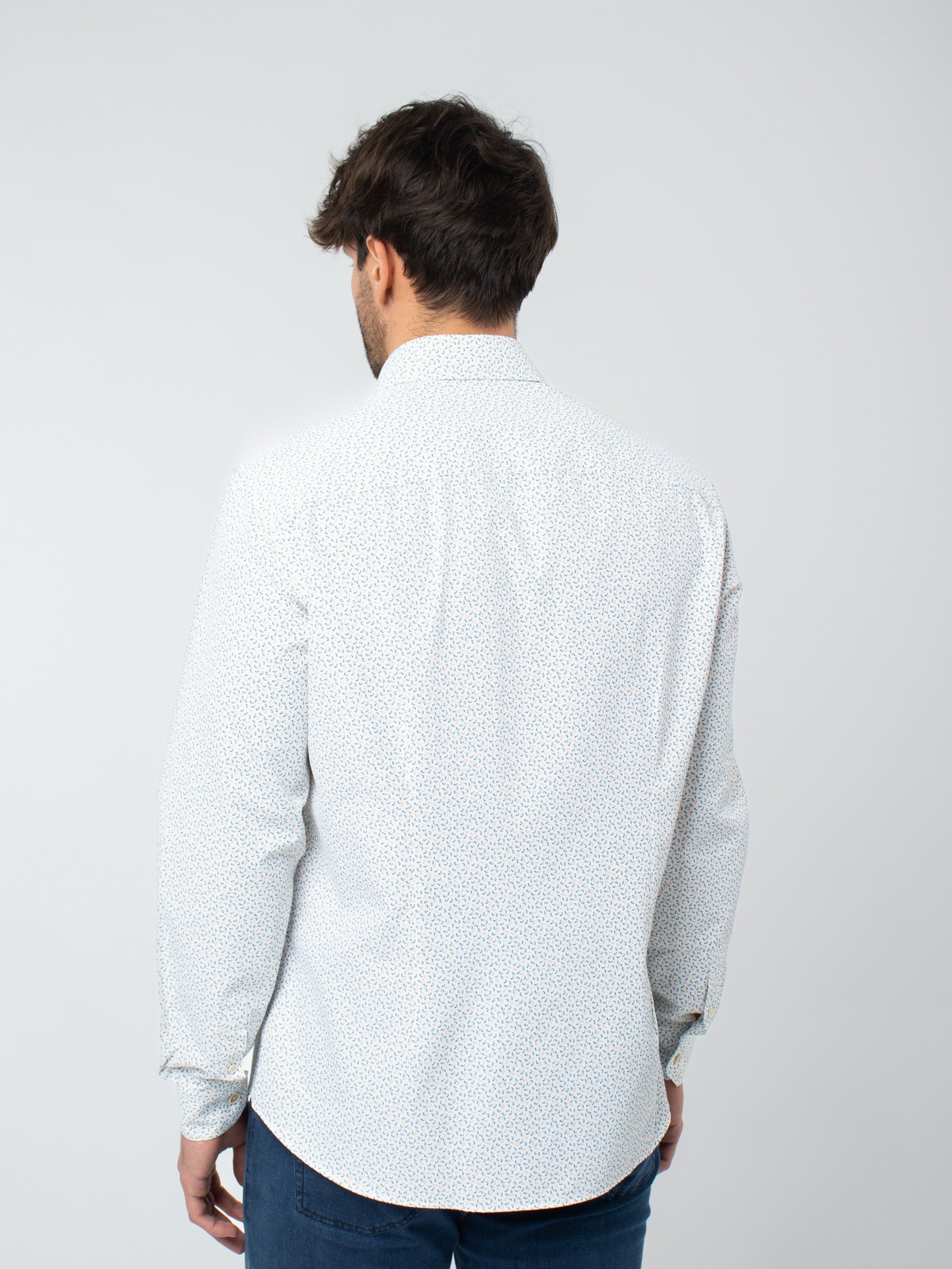 Textured printed shirt