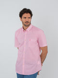 Camisa estampada manga corta
