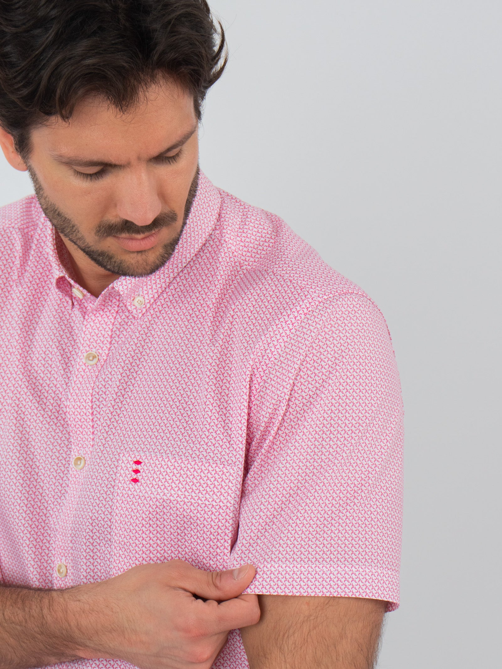 Printed short-sleeve shirt