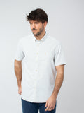 Structured short-sleeve shirt