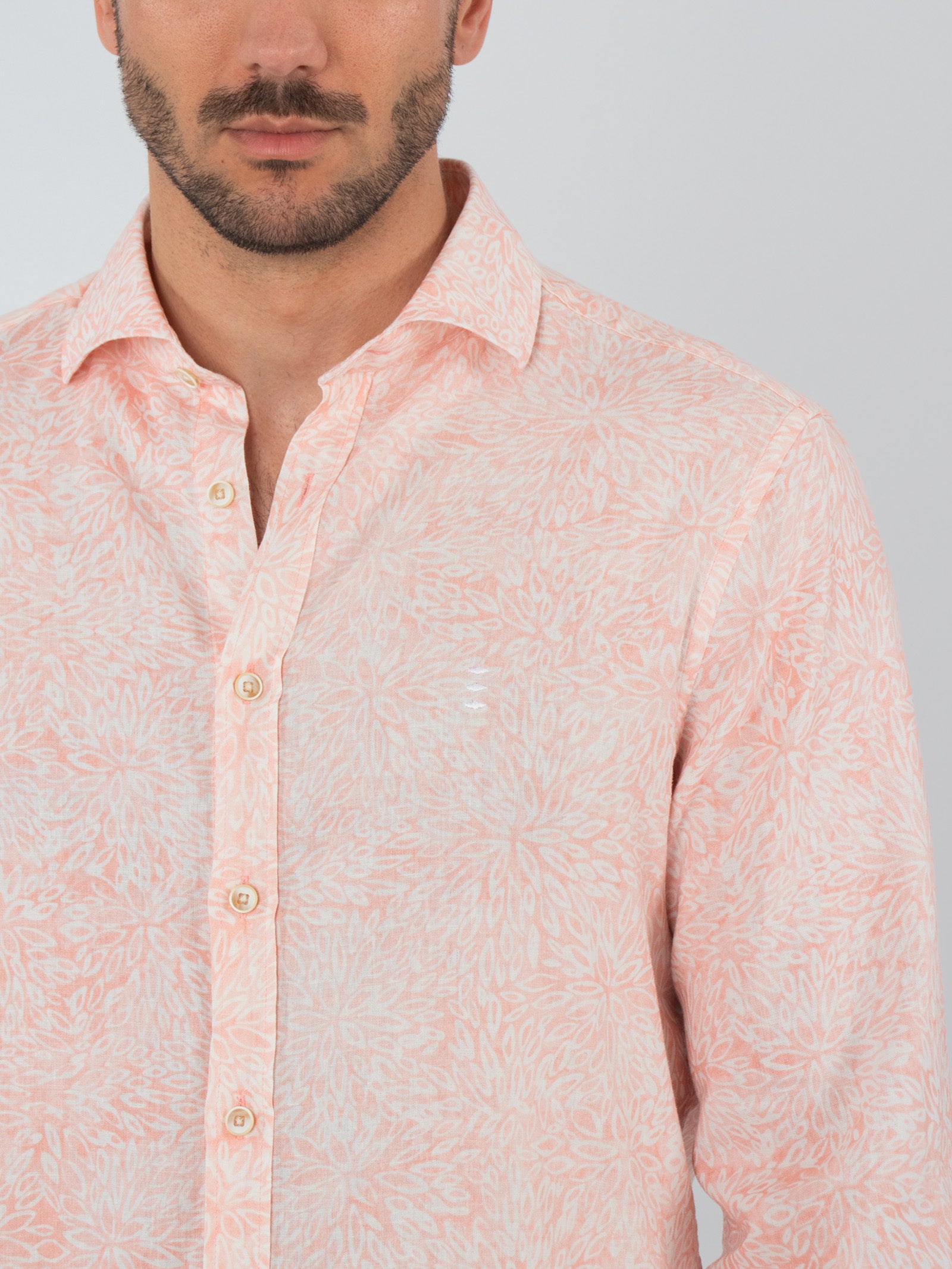 Printed slim fit shirt
