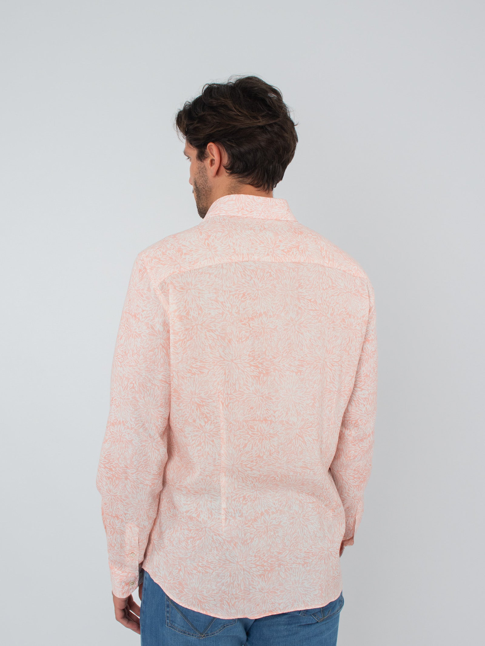 Printed slim fit shirt