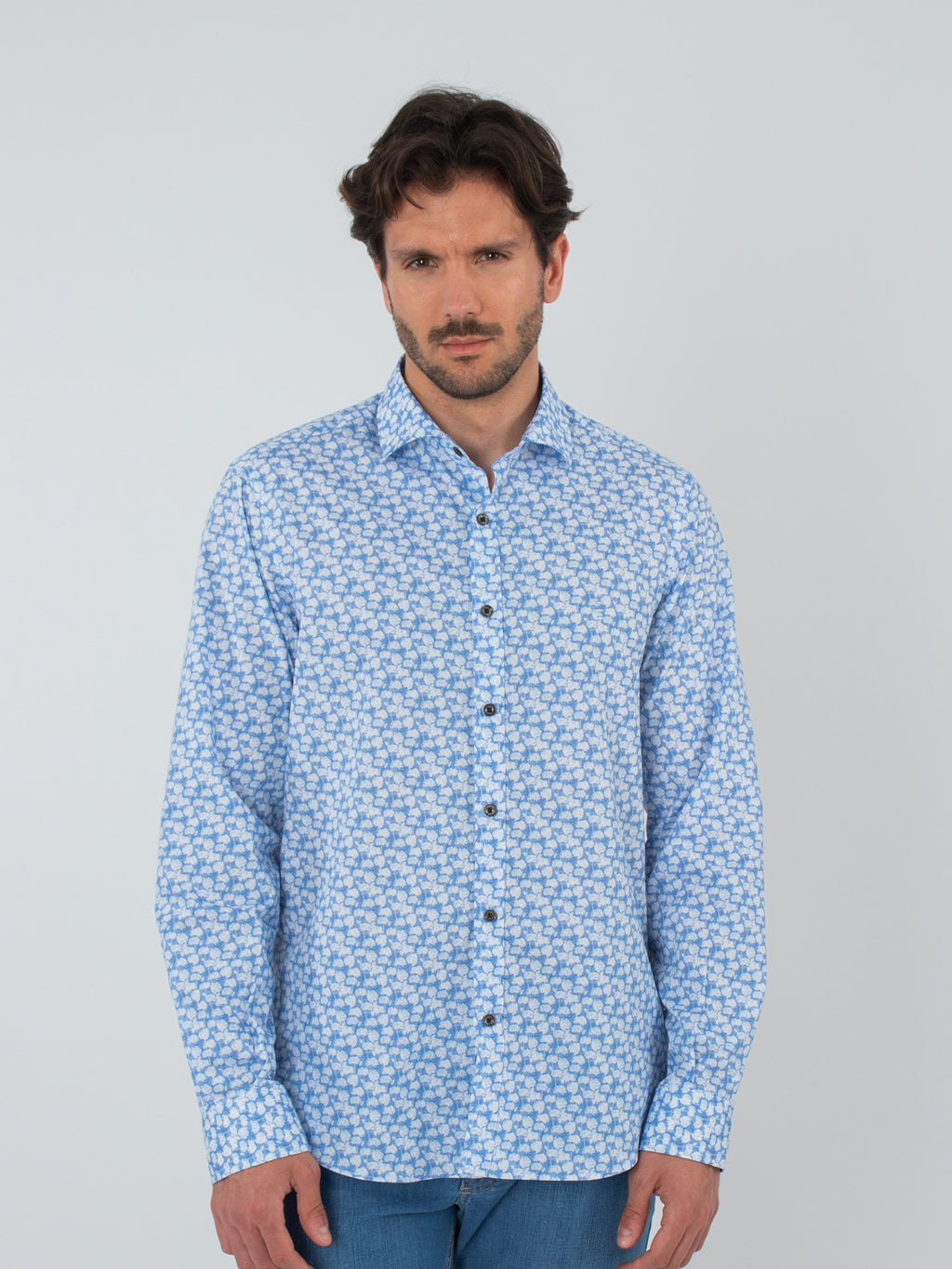 Camisa estampado floral slim fit
