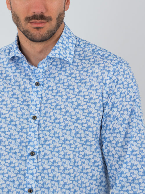 Camisa estampado floral slim fit
