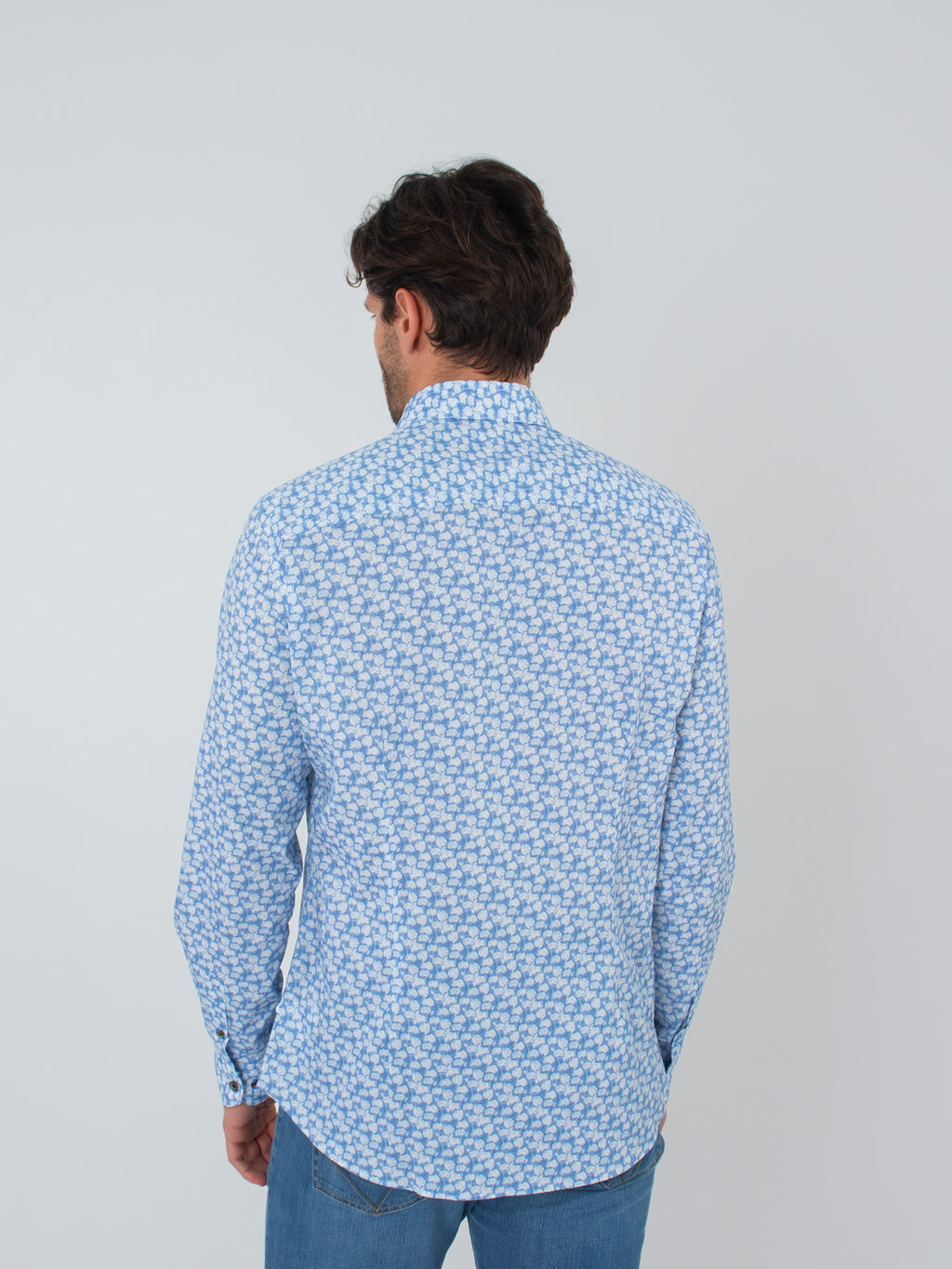 Camisa estampado floral slim fit