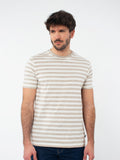 Two tone striped T-shirt