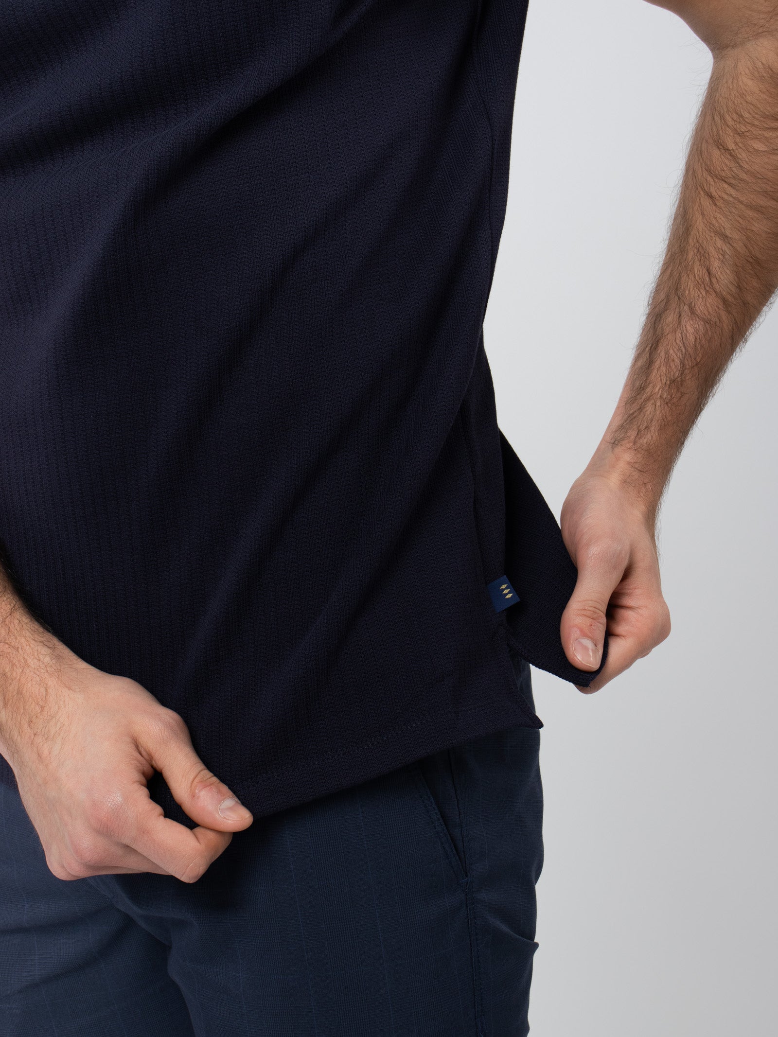 Structured polo shirt