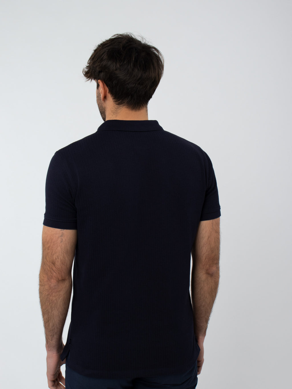 Structured polo shirt