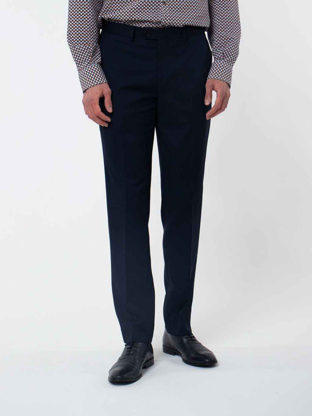 Slim fit suit with textured weave