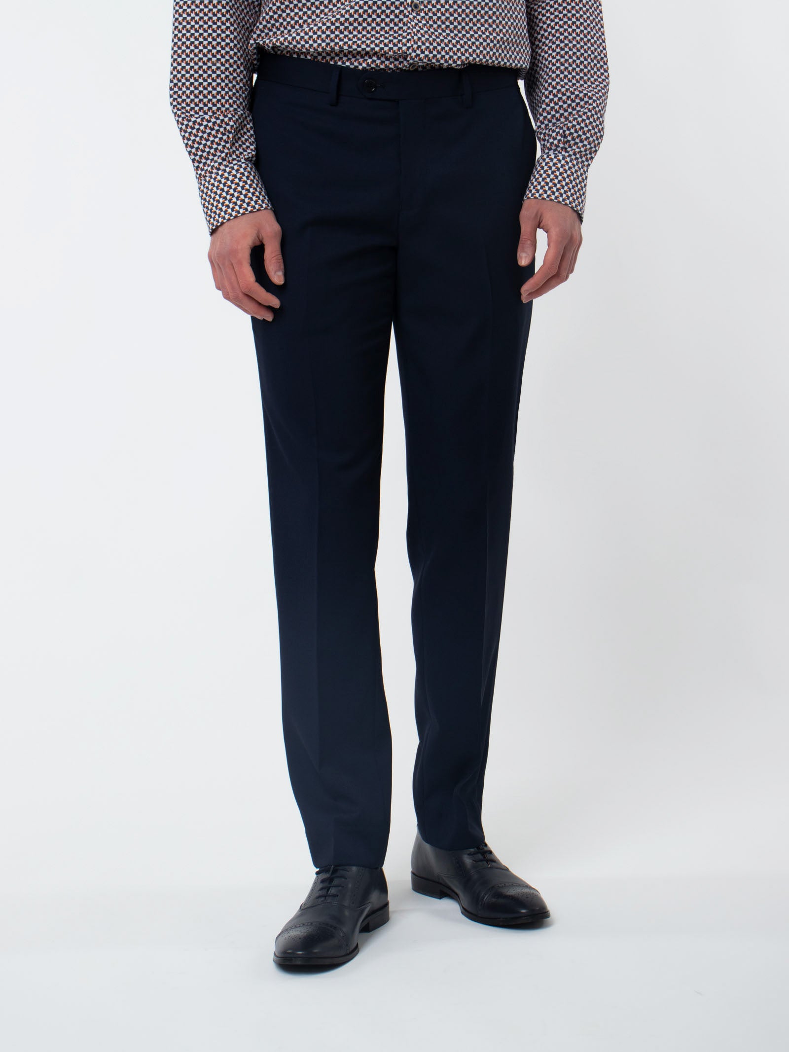 Slim fit suit with textured weave