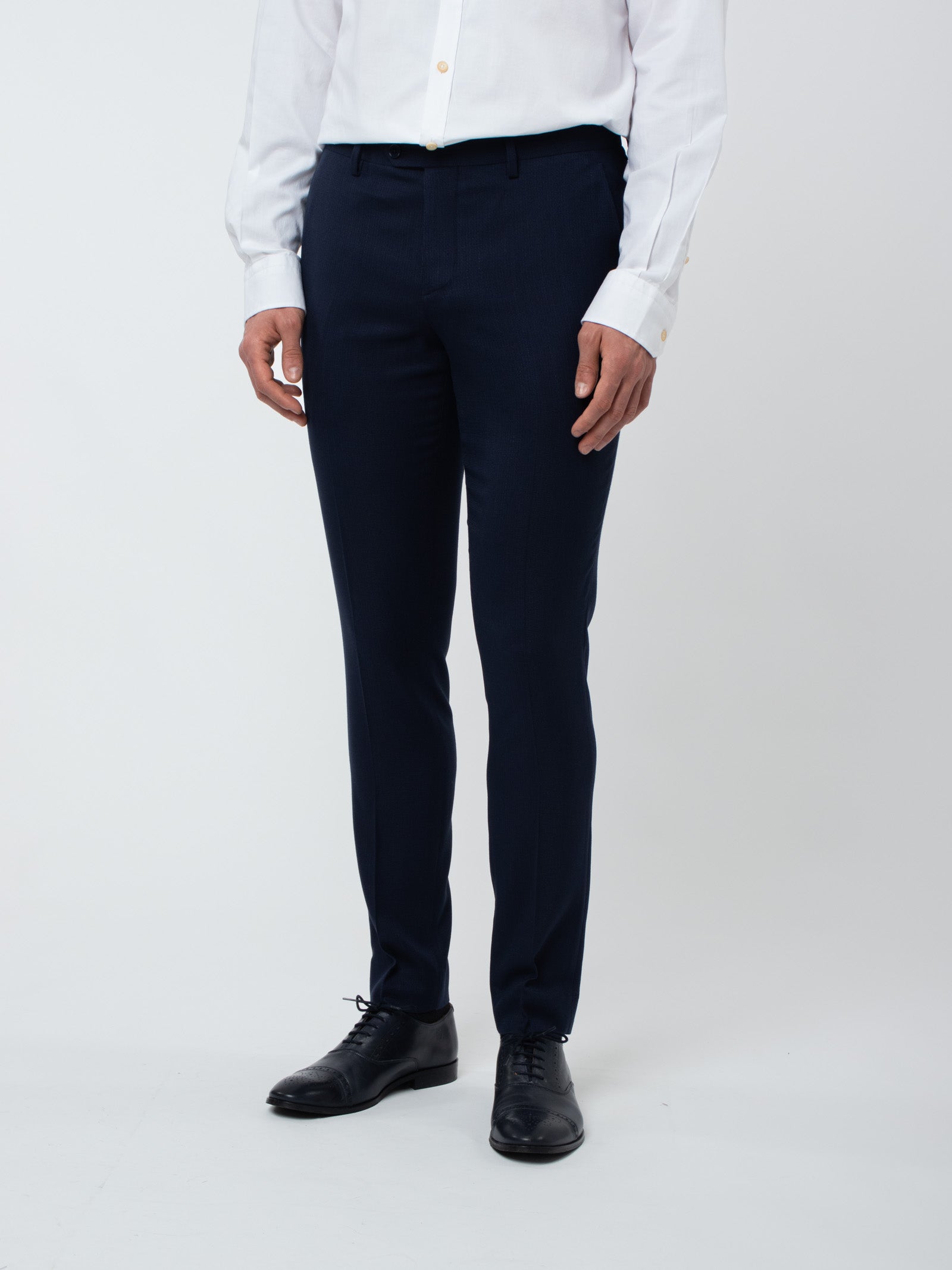 Traje super slim fit cuadrillé