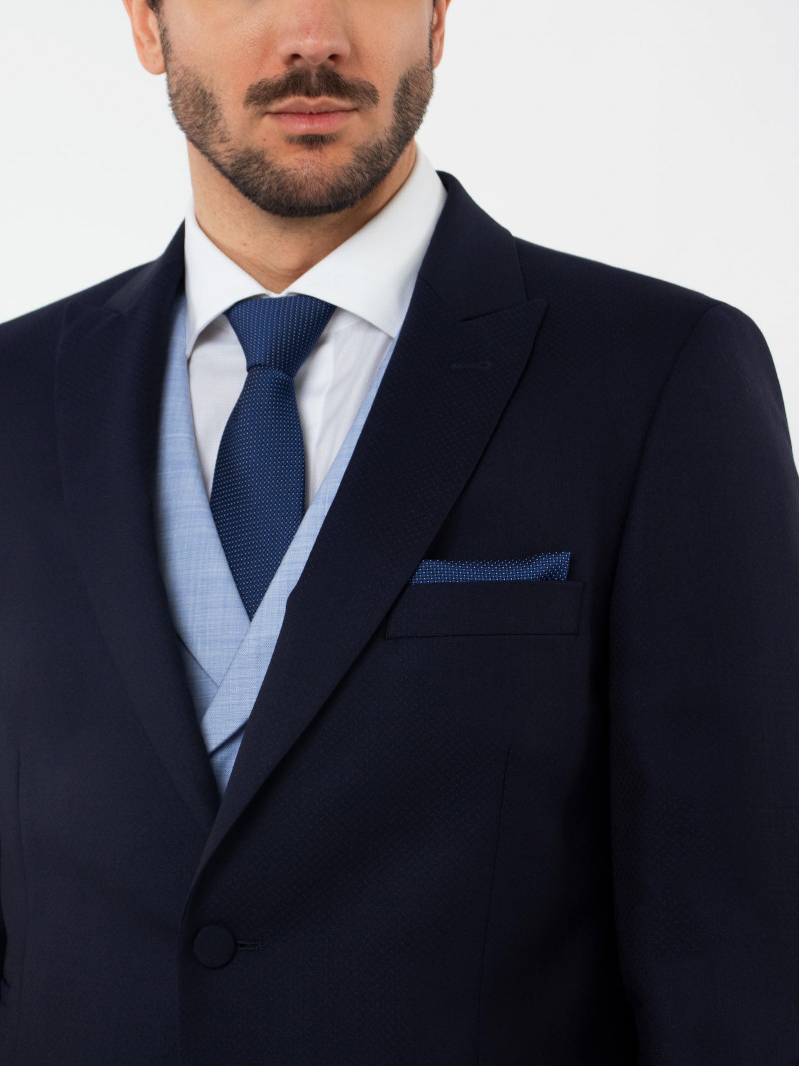 Traje de fiesta slim fit microdibujo