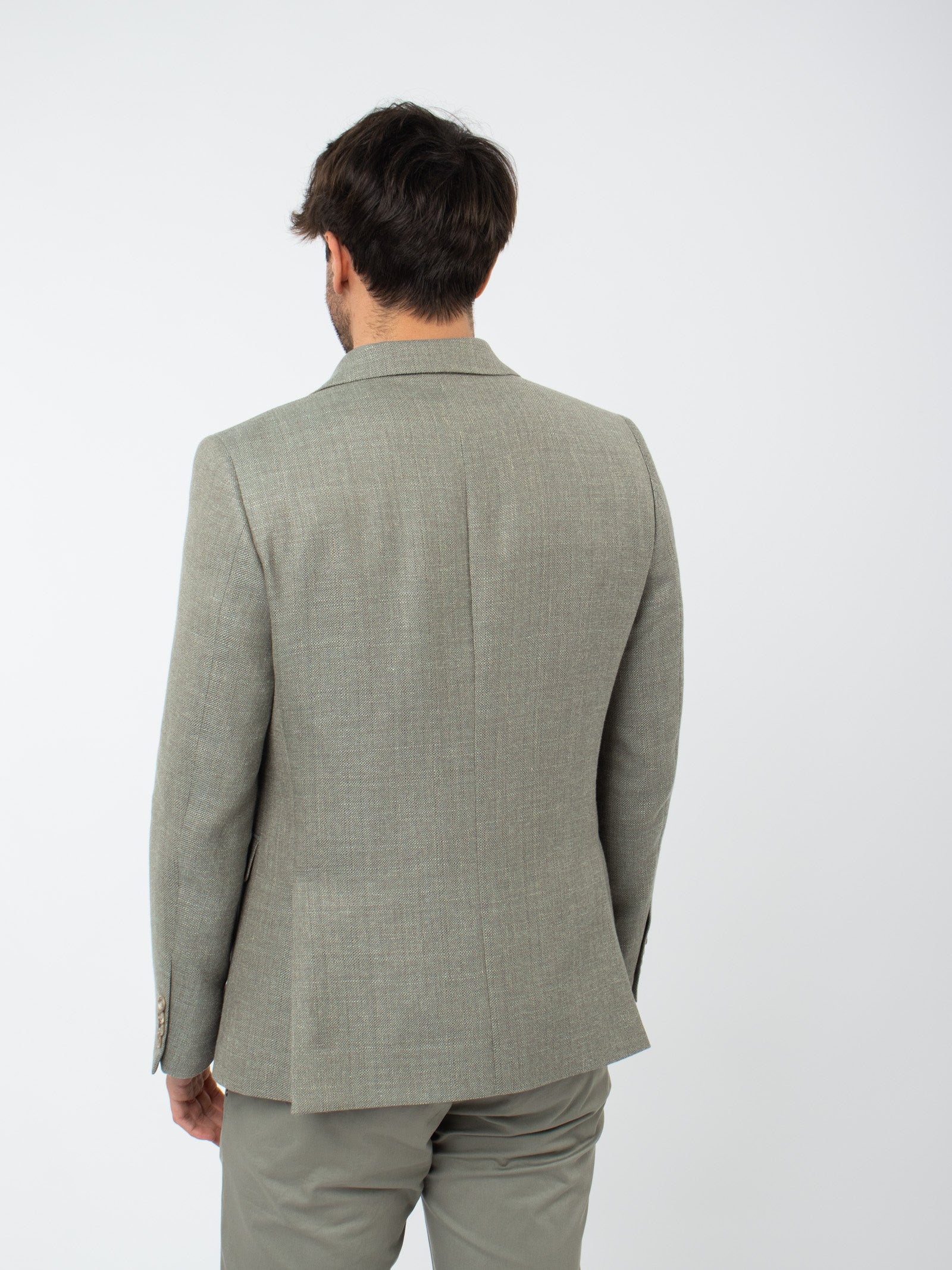 Regular fit textured blazer