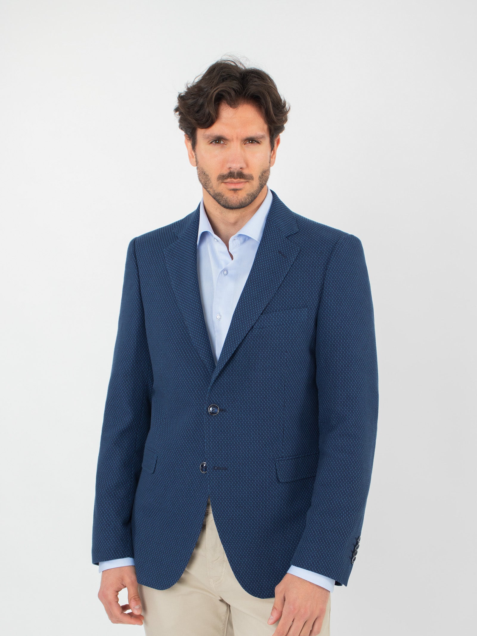 Regular fit structured jacket