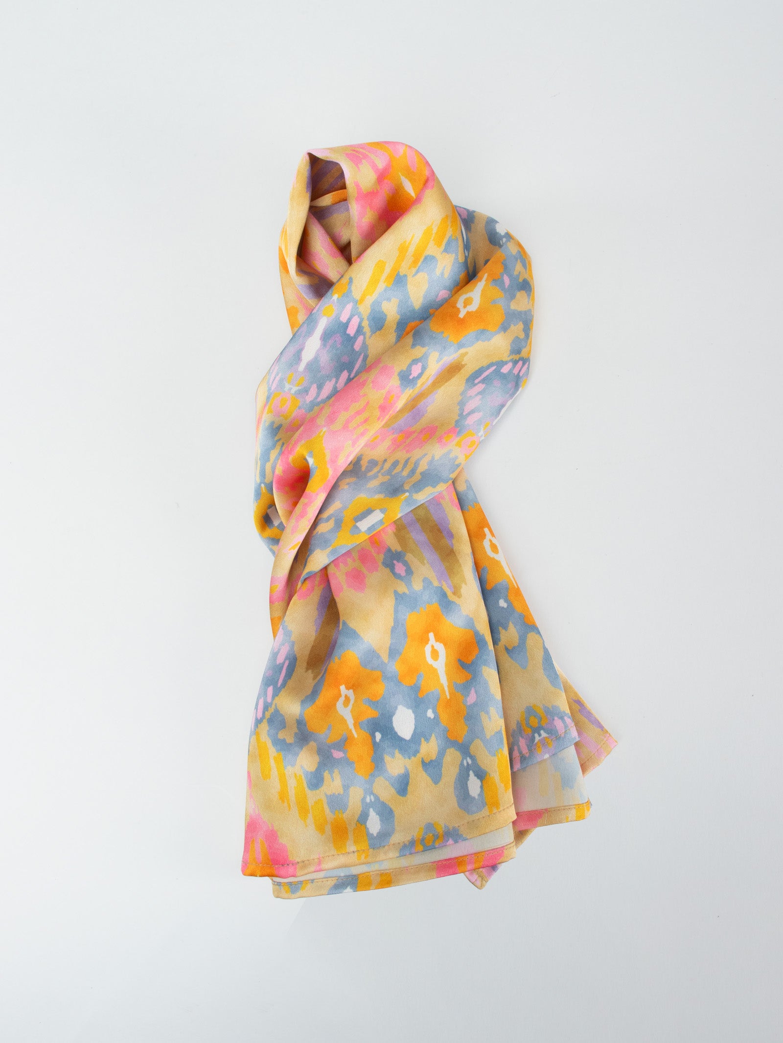 Vibrant printed scarf