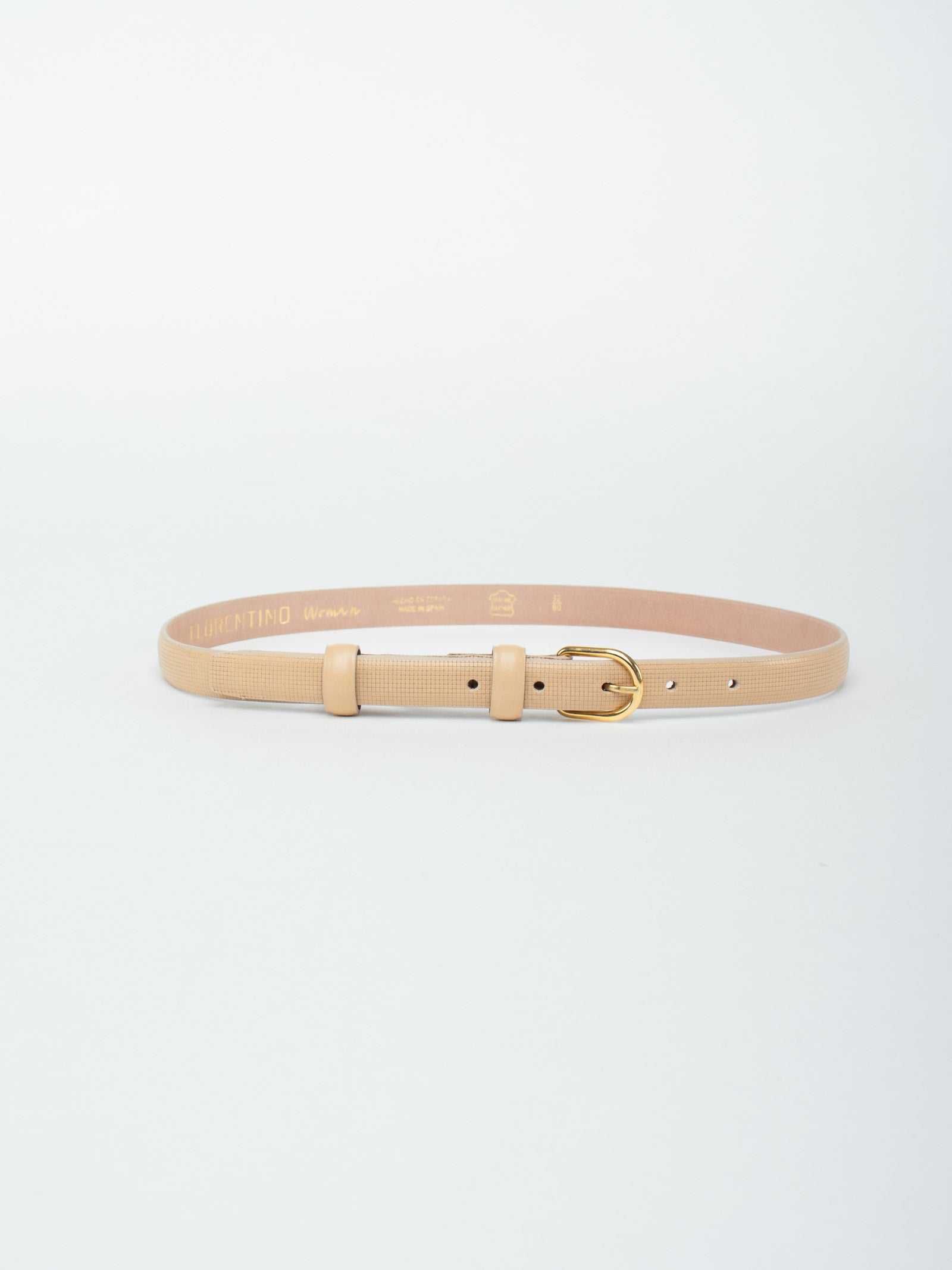 Embossed Leather Belt
