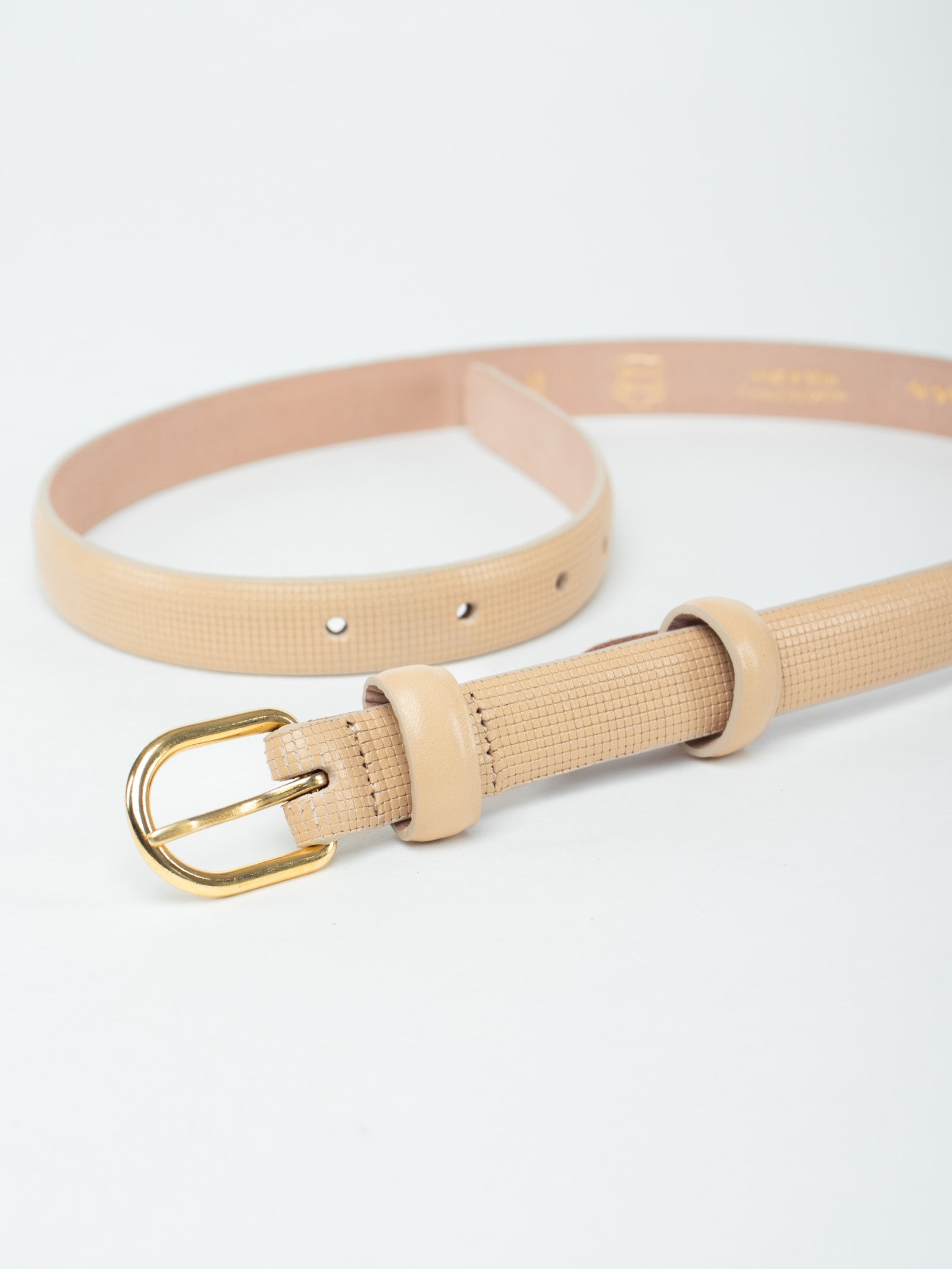 Embossed Leather Belt