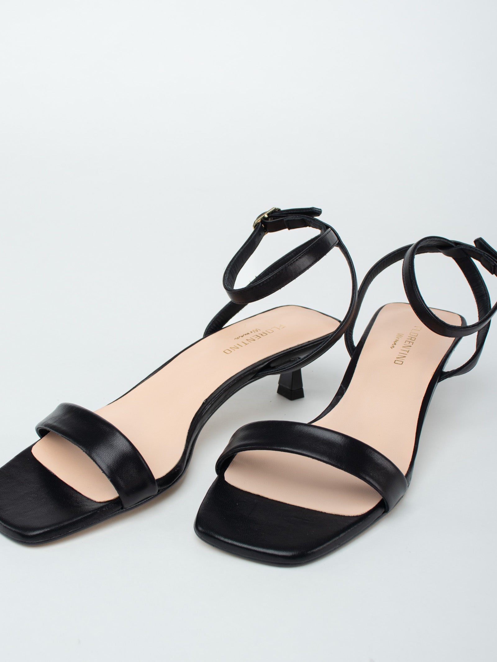 Leather strappy sandals