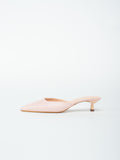 Leather mule shoes