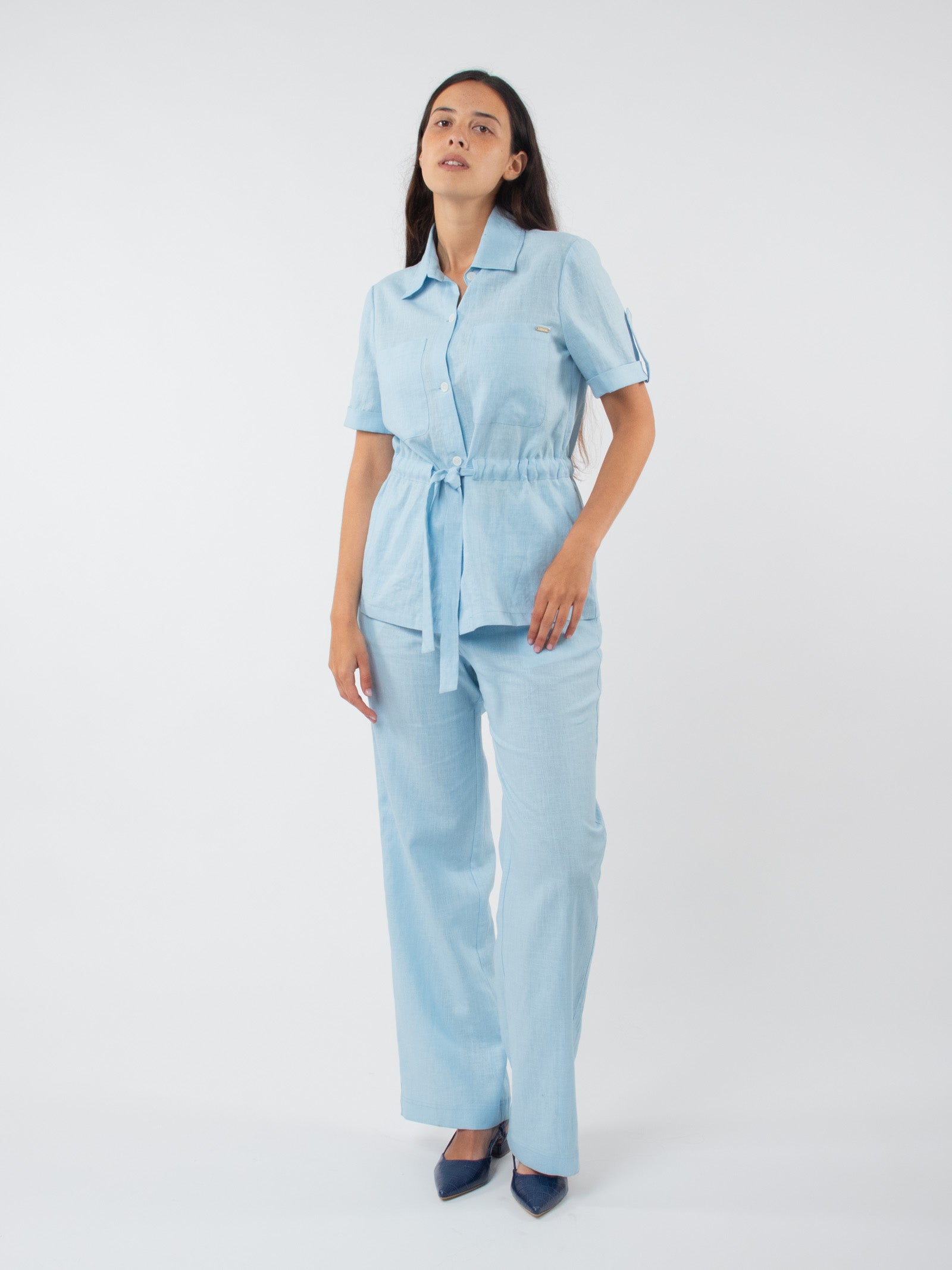 Short-sleeved overshirt