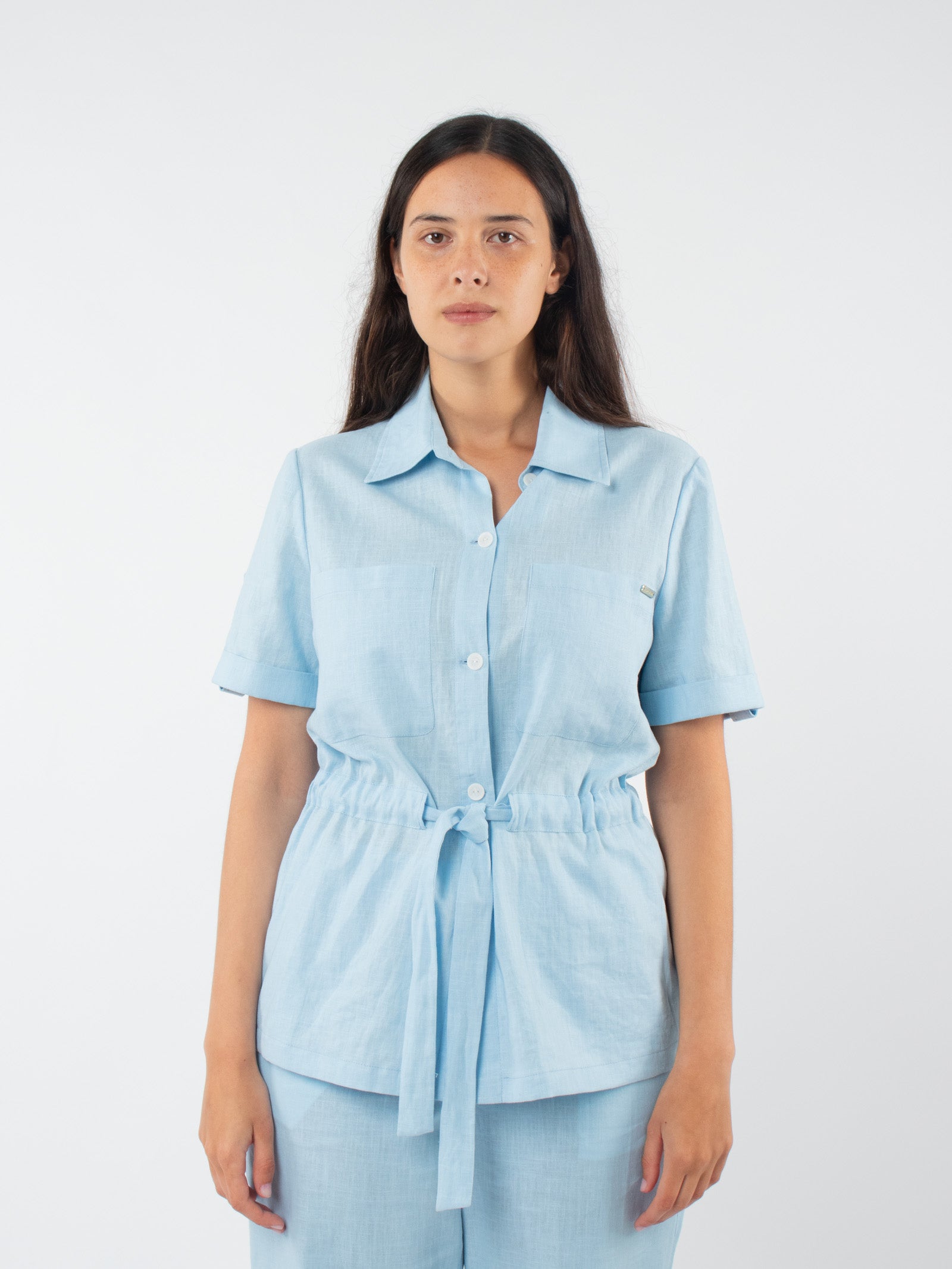 Short-sleeved overshirt