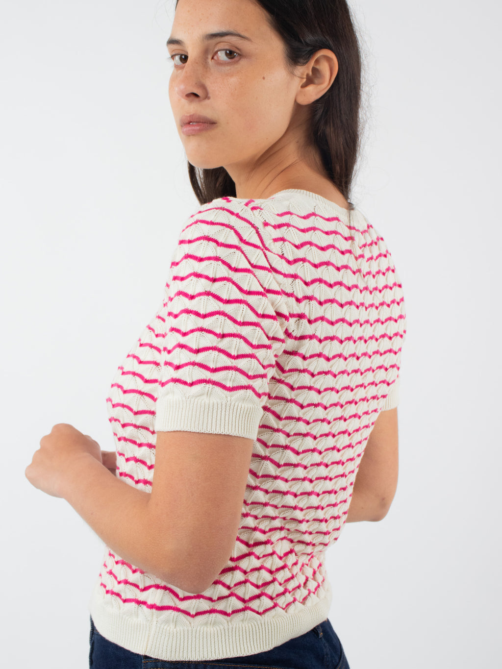 Jersey manga corta