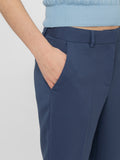 Crepe ankle-length trousers