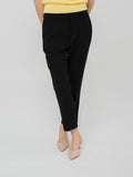 Crepe ankle-length trousers