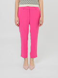 Crepe ankle-length trousers