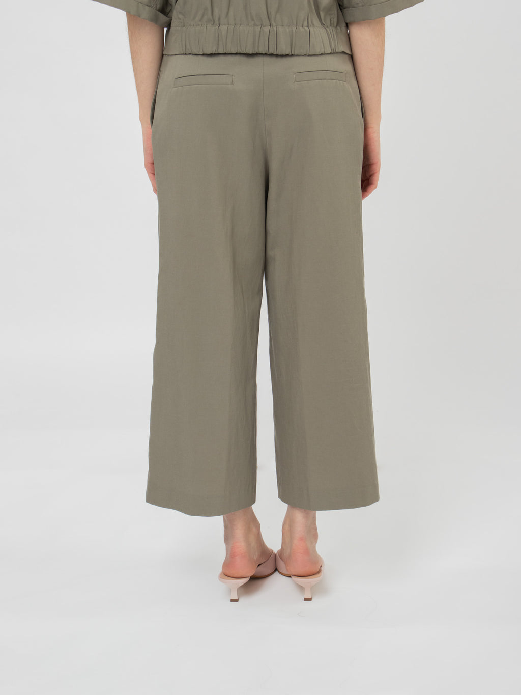 Cotton culotte trousers