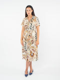 Vestido camisero lino