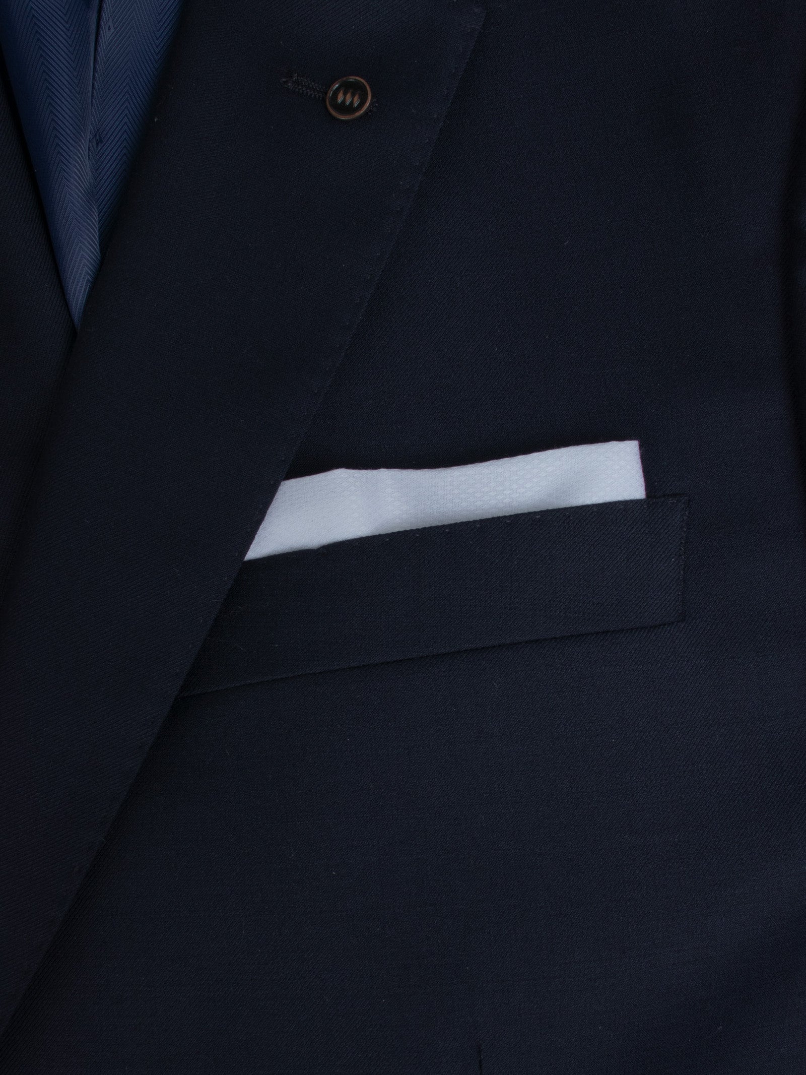 False Plain Cotton Pocket Square