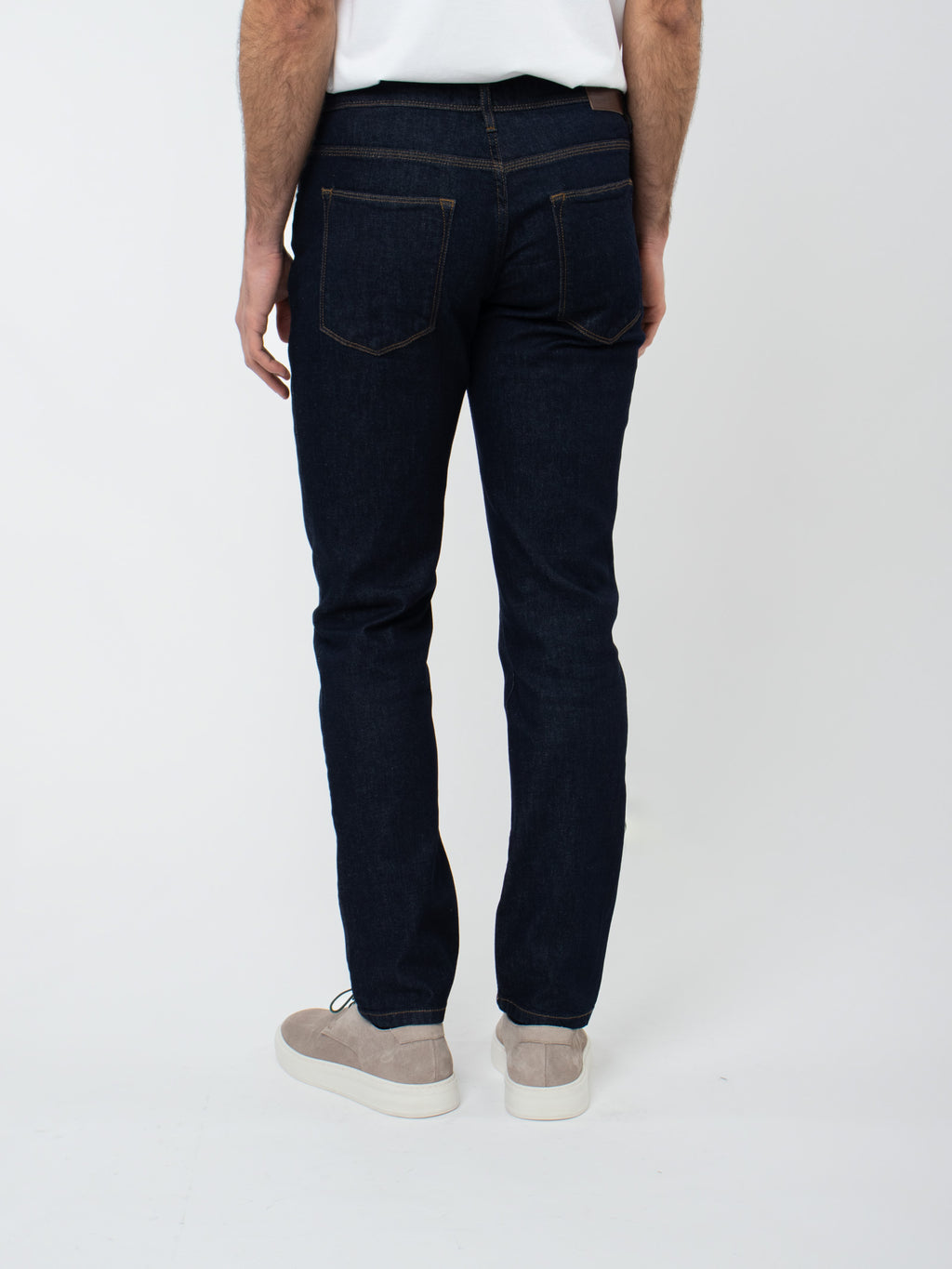 Stone wash regular fit jeans