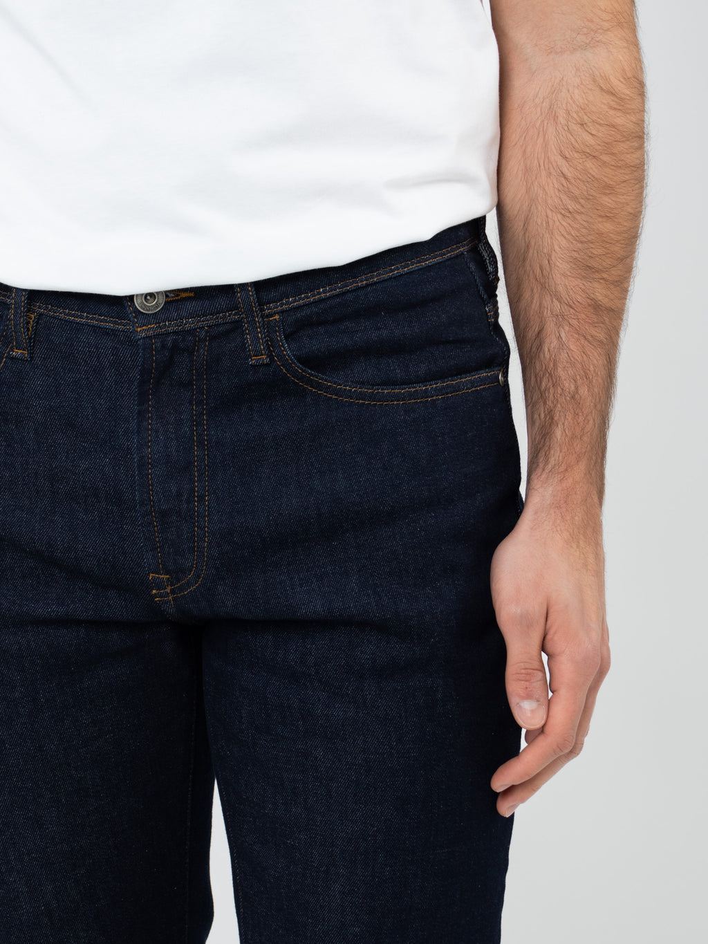 Stone wash regular fit jeans