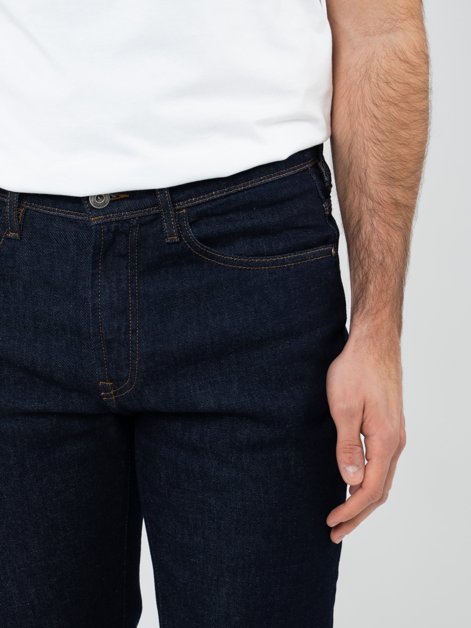 Stone wash regular fit jeans