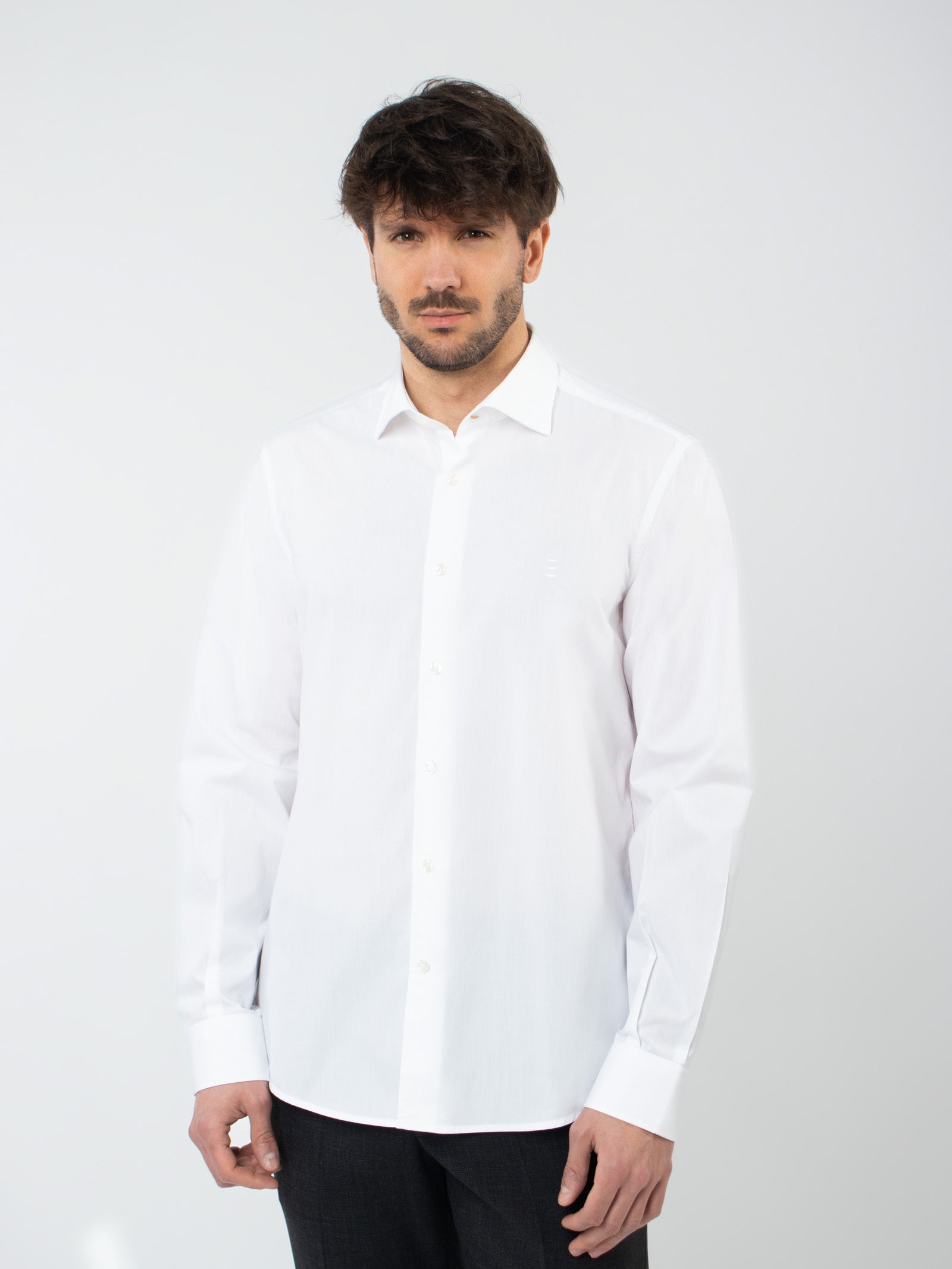 Regular fit poplin shirt