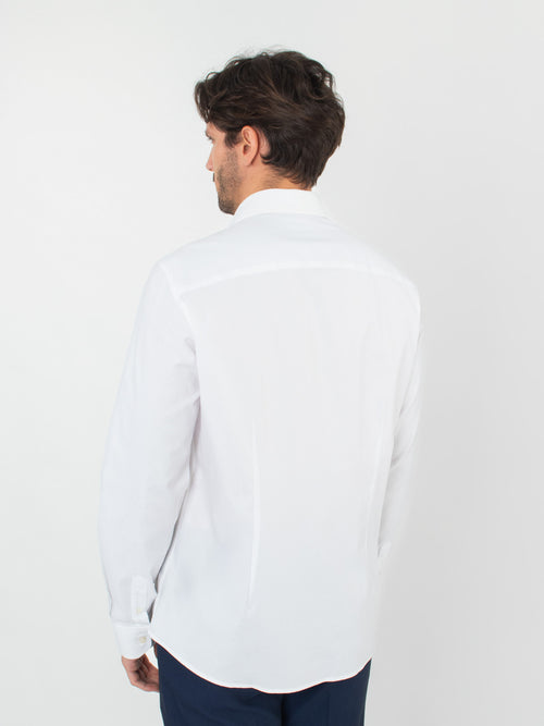 Textured Cotton Shirt, Slim Fit