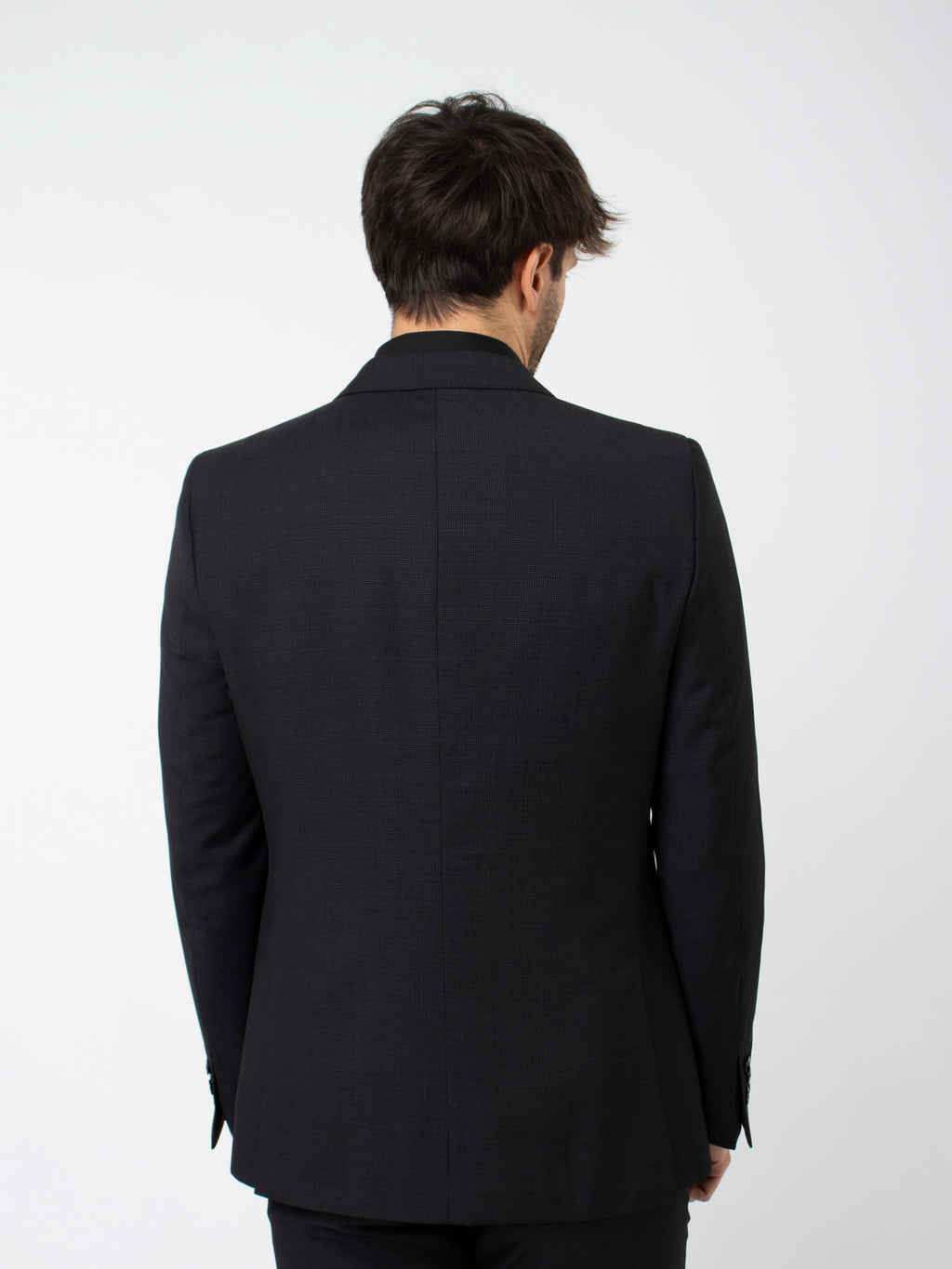 Slim fit embellished wool suit