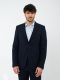 Slim fit wool suit jacket